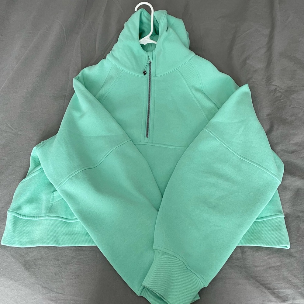 Lululemon Oversized Scuba Half Zip - Wild Mint (XL/XXL)